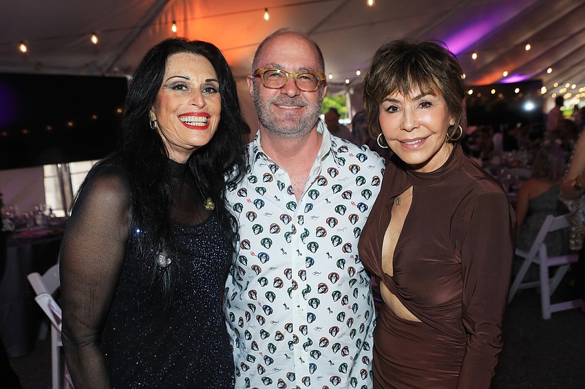 Sheri Nadelman with Kirk and Chris Voelker