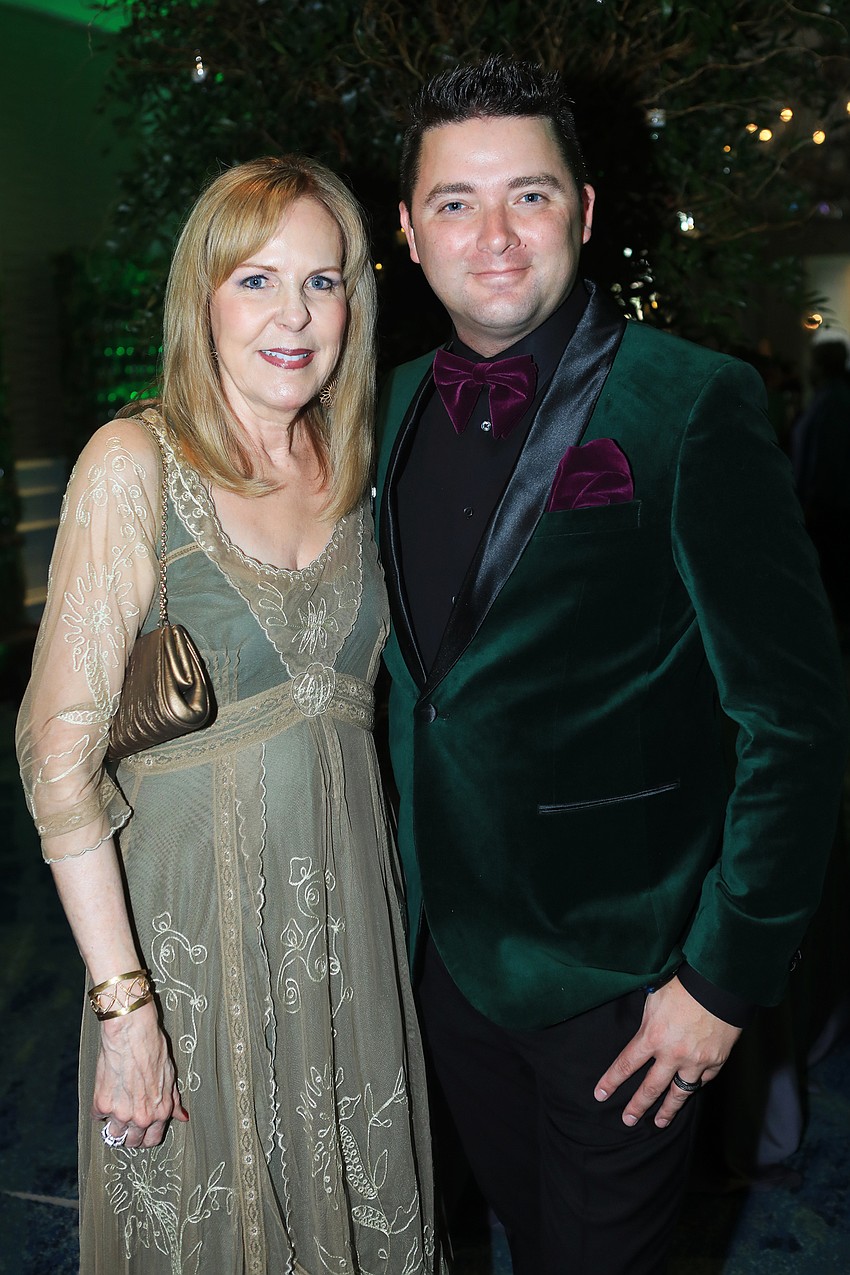 Co-chairwoman Kathleen France and Benjamin Luczak