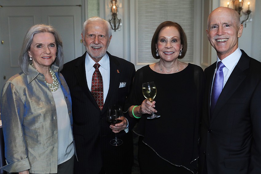 Judy Aleman and Stephen Bloom with Joanne and Peter Powers