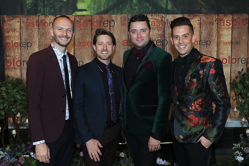 Josh Long and Daniel Hall with Benjamin Luczak and Jimy Raymond