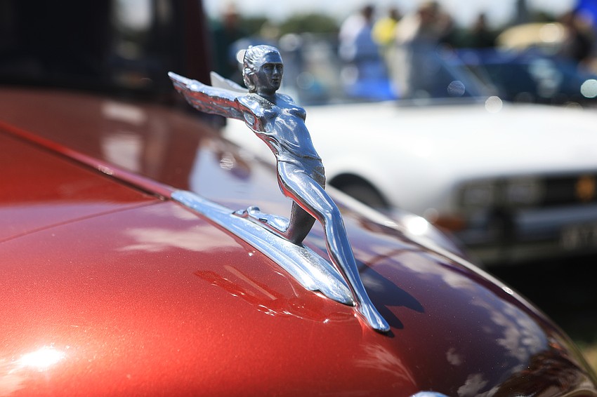 Dozens of cars were on display at the Sunday show.
