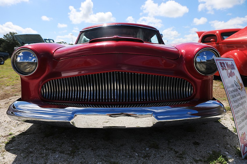 Dozens of cars were on display at the Sunday show.