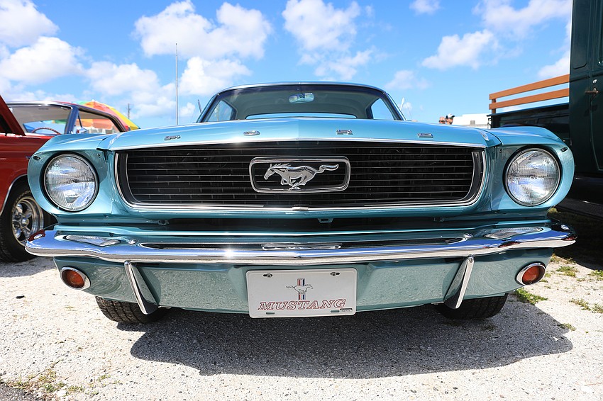 Dozens of cars were on display at the Sunday show.