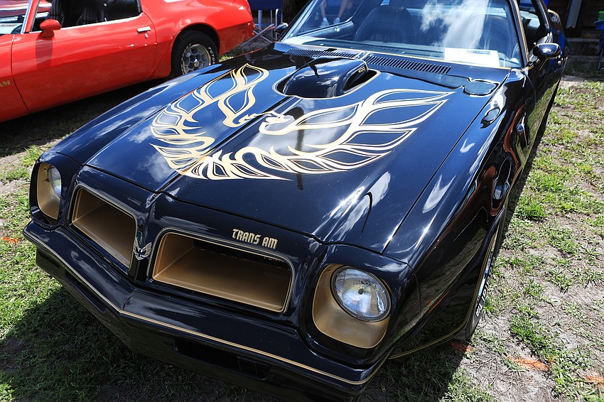 Dozens of cars were on display at the Sunday show.