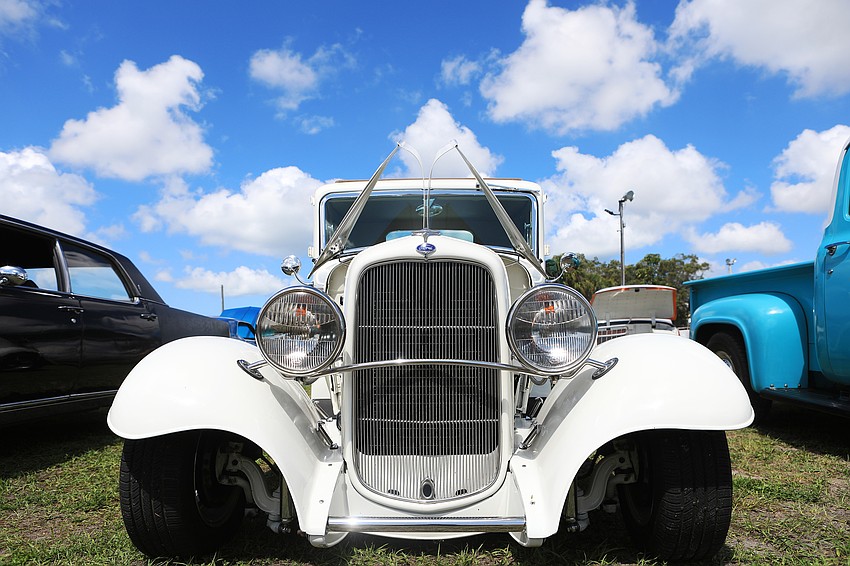 Dozens of cars were on display at the Sunday show.