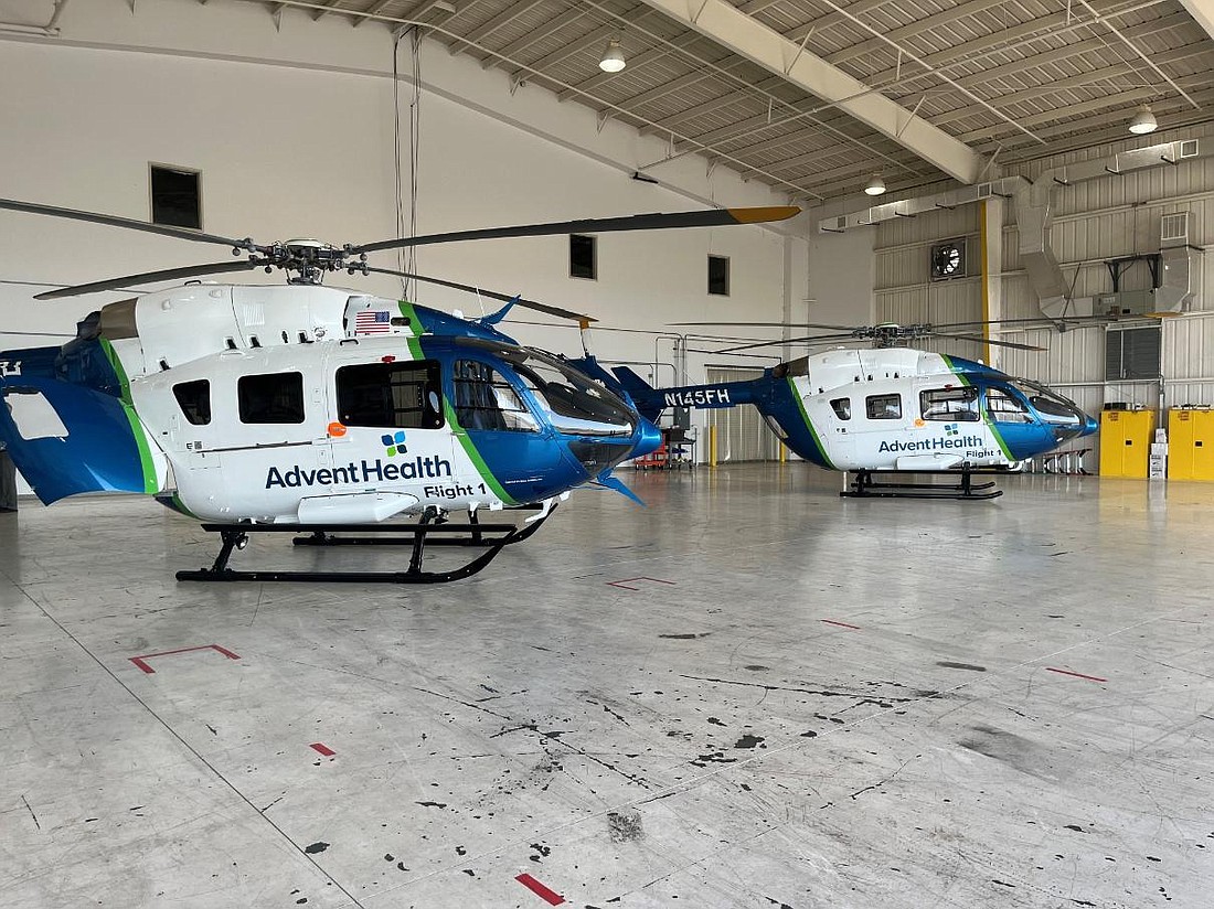 AdventHealth helicopters. Courtesy photo