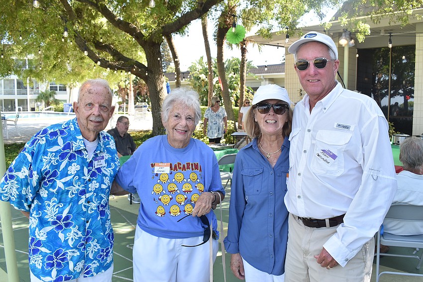 Bob Geraci, Pat Geraci, Denise Macumber and John Macumber linked up at the party.