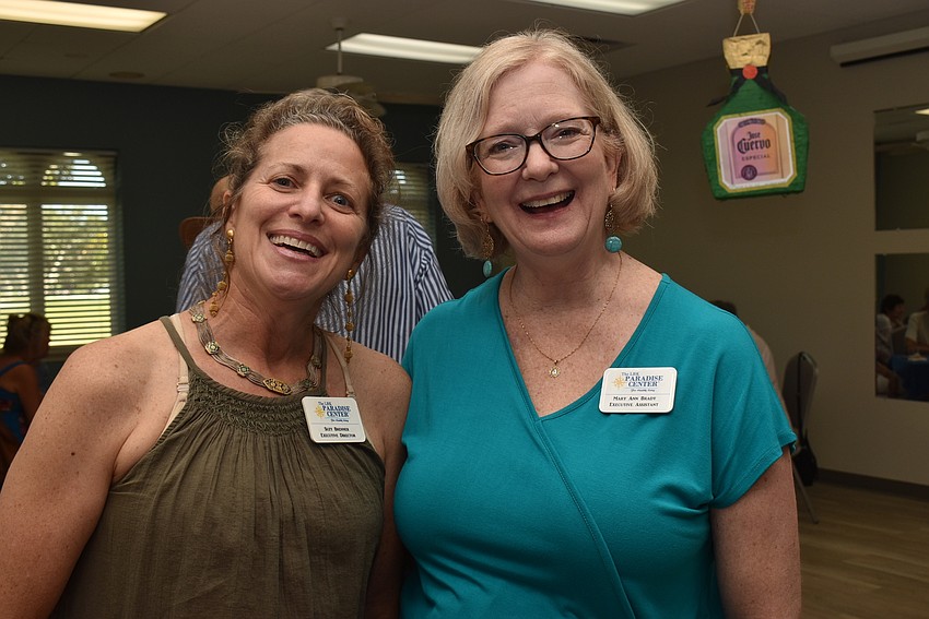 Suzy Brenner and Mary Ann Brady join the party.