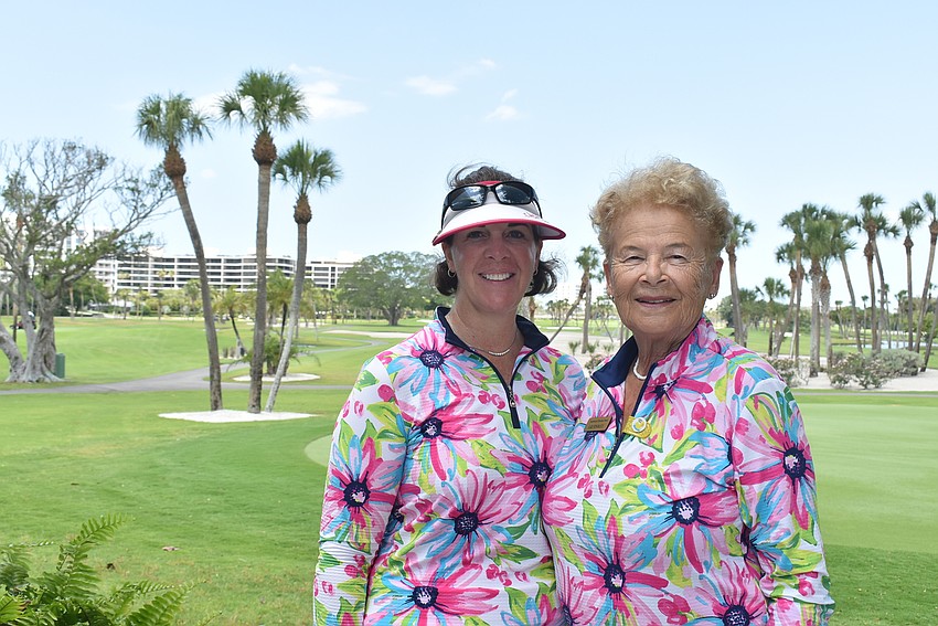 Vice captain Dee Romito and captain Liz Findley.