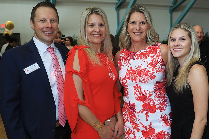 Chris and Johnna Gustafsson with Pernilla and Emma Mast