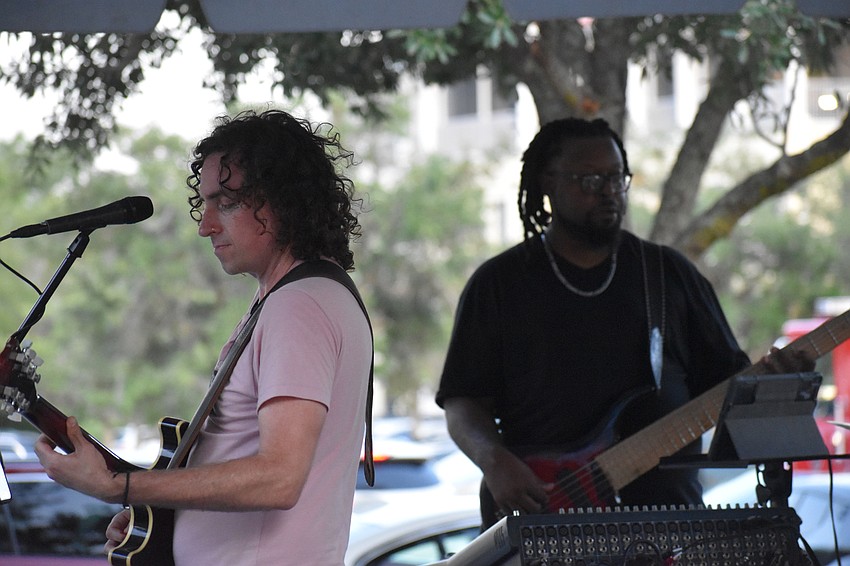 Paul Fournier and bassist Trevoris Scott set the atmosphere with rock, soul, and R&B music.