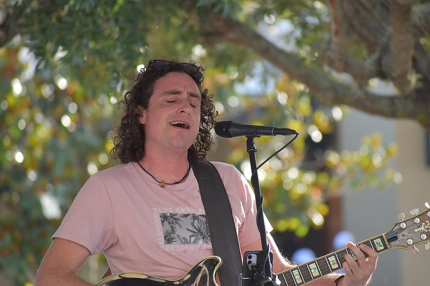 Paul Fournier provided guitar and vocals for Music on Main at Main Street at Lakewood Ranch.