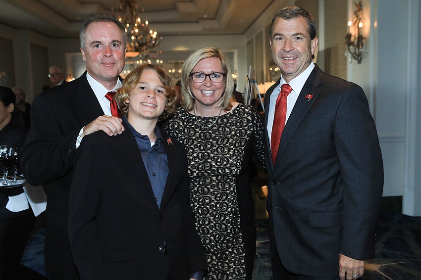 Pat, Josh and Jessica Fisher and Brian Ford