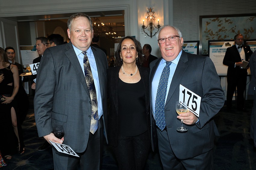 David Verinder with Pam and Rick Brown