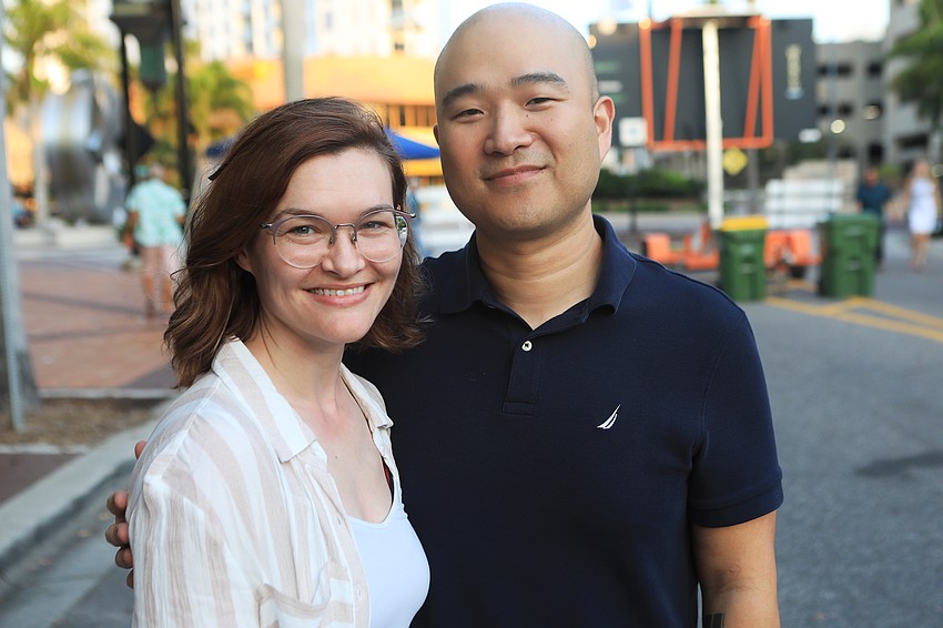 Katie DeRoche and John Bedar