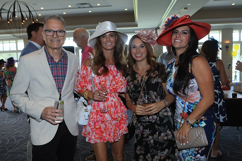 Mike and Gena Rouen with Nikki Weiss and Marcella Marogi