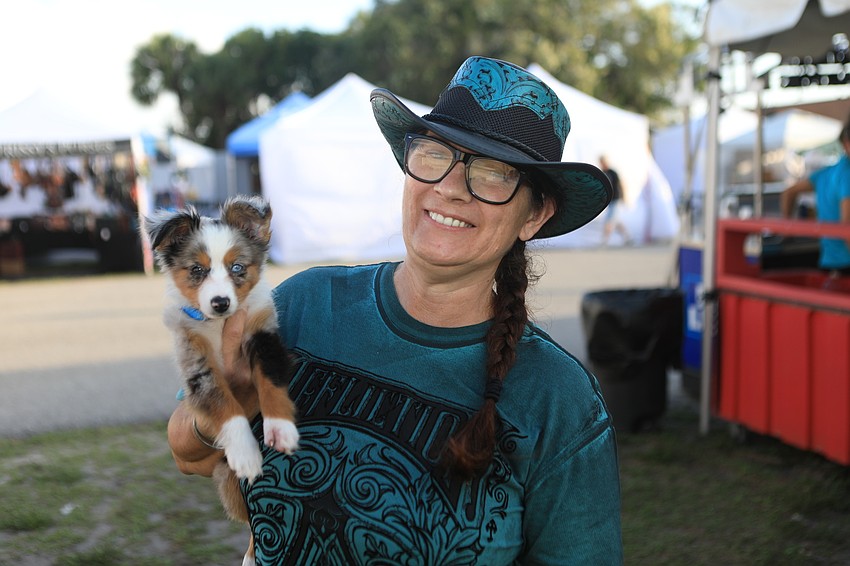 Atlas the dog and Dawn Wash