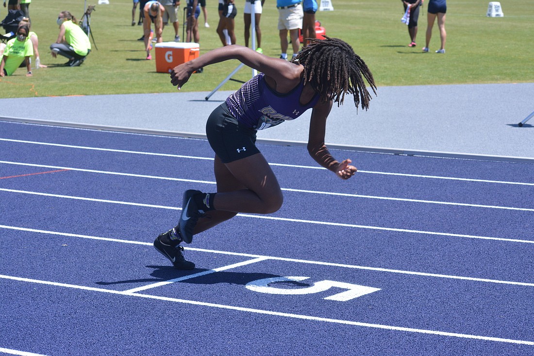 Booker sophomore Jakai Peterson enters the Class 2A championships ranked fourth in the long jump (5.49 meters) and 11th in the 400 meter run (57.96 seconds).