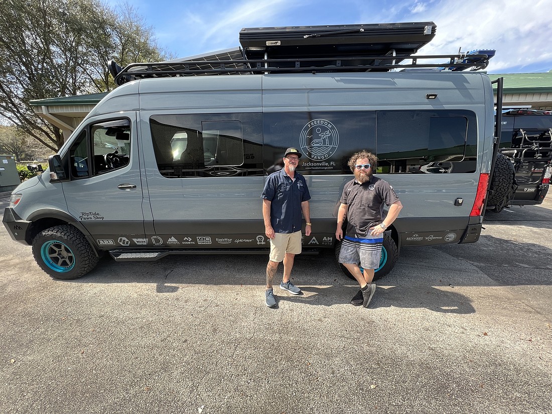 FreedomVanGo is owned by Chad Perce and Grant Wilson. They have a retail store in their shop at 3653 Regent Blvd. in the East Park Business Park. A full van conversion can cost more than $100,000.