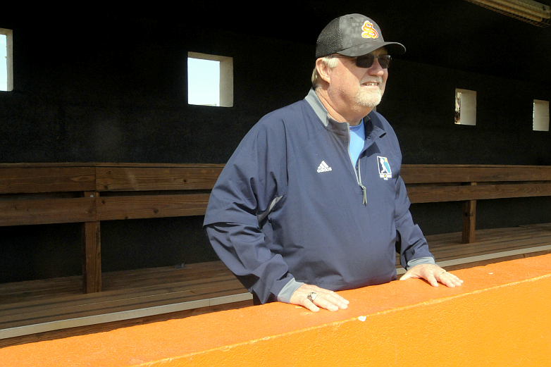 Clyde Metcalf stepped down from the Sarasota High baseball program on Wednesday. Metcalf had been the team&#39;s coach since 1982. File photo.