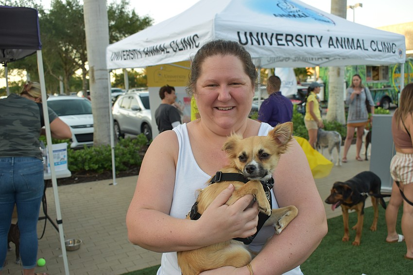 Palm Aire resident Shannon Lowe adopted her long-haired Chihuahua, Wren, from Nate's Honor Animal Rescue.