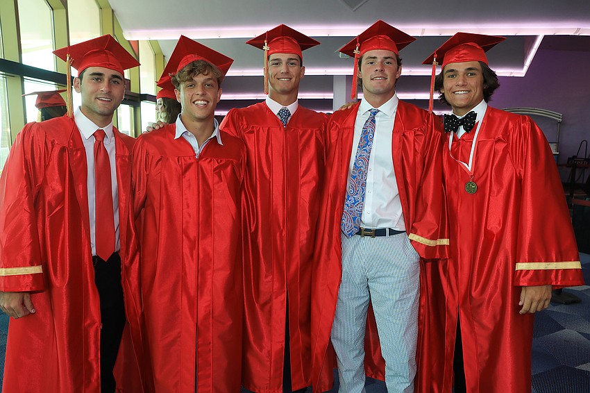 Drew Marra, Tayven Clark, Luke Labriola, Jackson Hays and Paddy Hebda