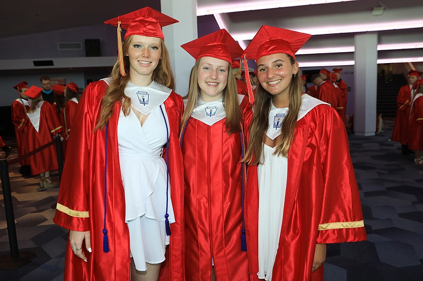 Brigid Rowan, Anna Nayder and McKenzie Baird