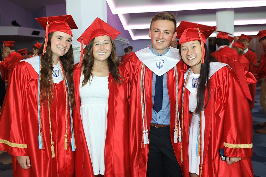 Ashley Geaglone, Grace Falkner, Collin McCracken and Peri LaBonte