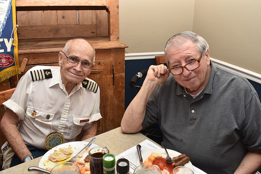 Former Longboat Key police sergeant Jo Bell and member John Wild.