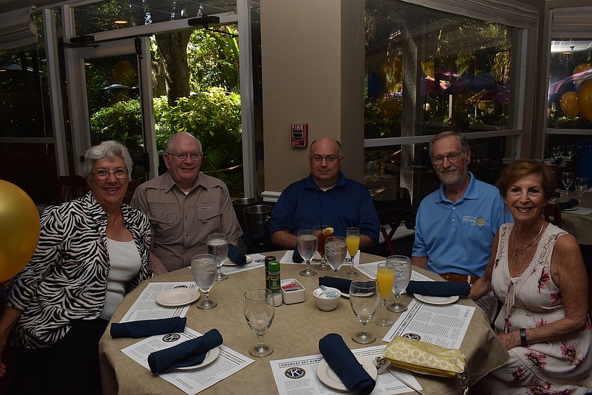 More than 20 members of Rotary showed up to support their fellow service club.