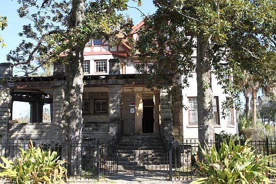 Built in 1909, Drew Mansion was named one of Jacksonville's most endangered historic properties by the Jacksonville Historical Society.