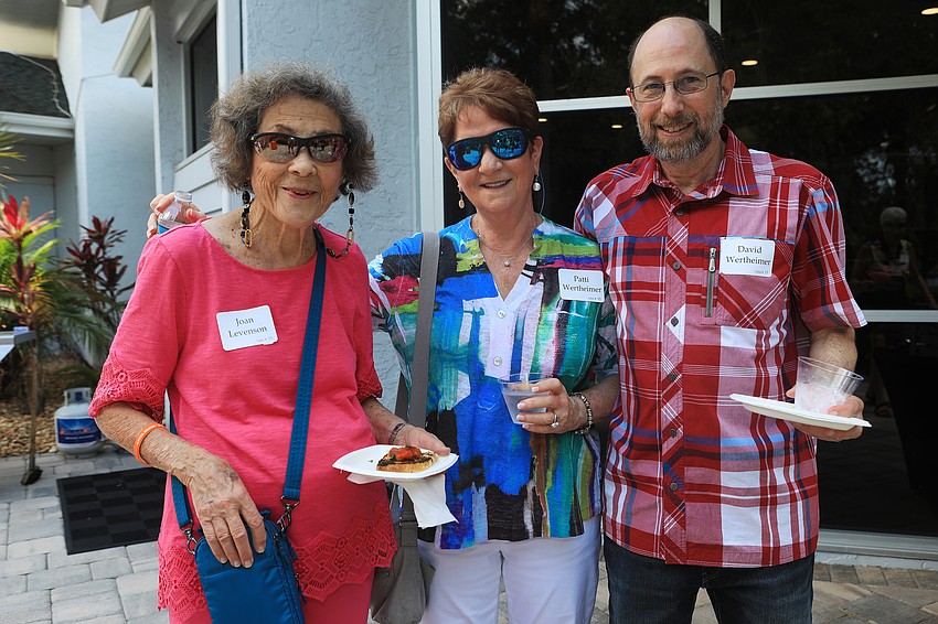 Joan Levenson with Patti and David Wertheimer