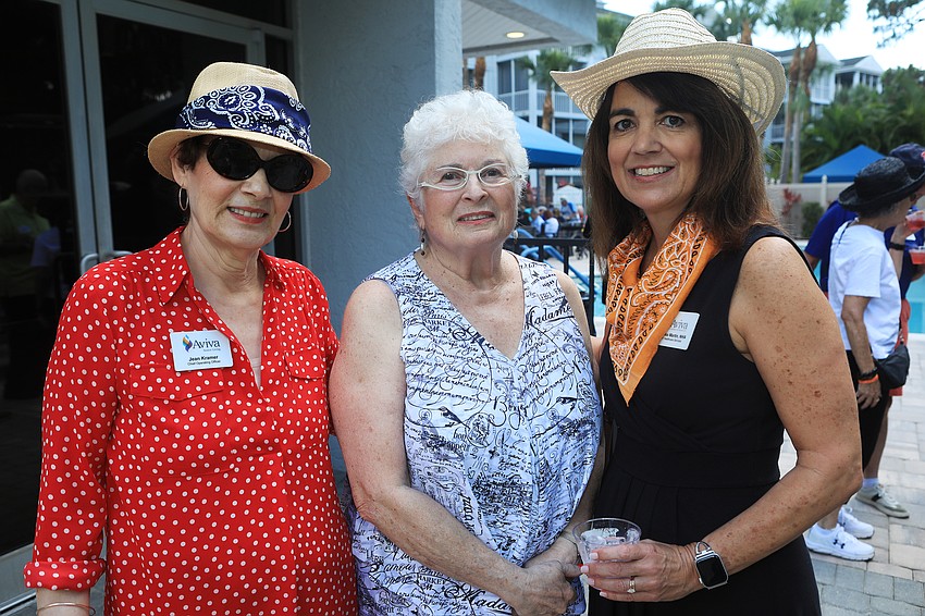 Jean Kramer, Ruth Leventhal and Teresa Martin