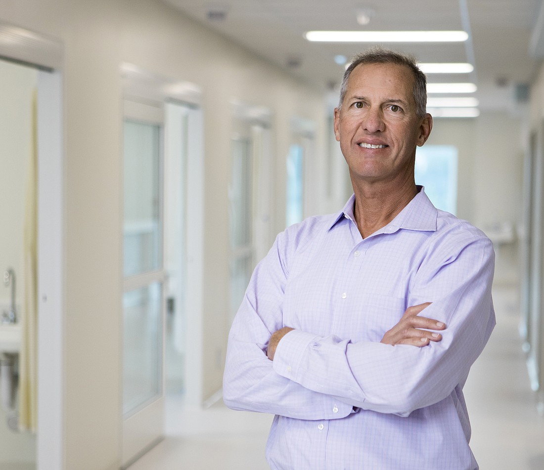 In his leadership role at Coastal Orthopedics, Dr. Arthur Valadie recognizes the need to expand to meet the needs of a growing population out east. (Photo by Mark Wemple)