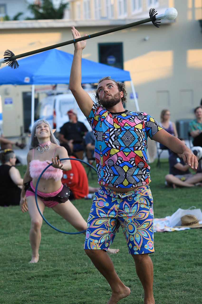 Marko Perkins and Alli Chapin spin and put on a show.