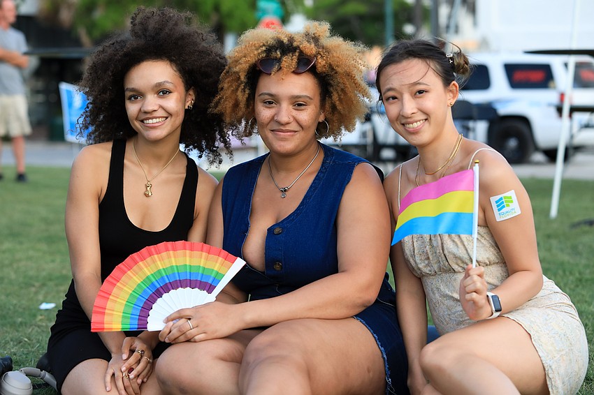 Laylah Cortijo, Ginelle Swan and Yan Zheng at the Fabulous Arts Foundation's Be Fabulous festival on May 14, 2022.
