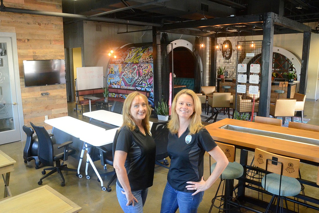 Catherine Cavins, left, and Piper Hood are the owners of HUB 925 â€” a new co-working space in Dr. Phillips.