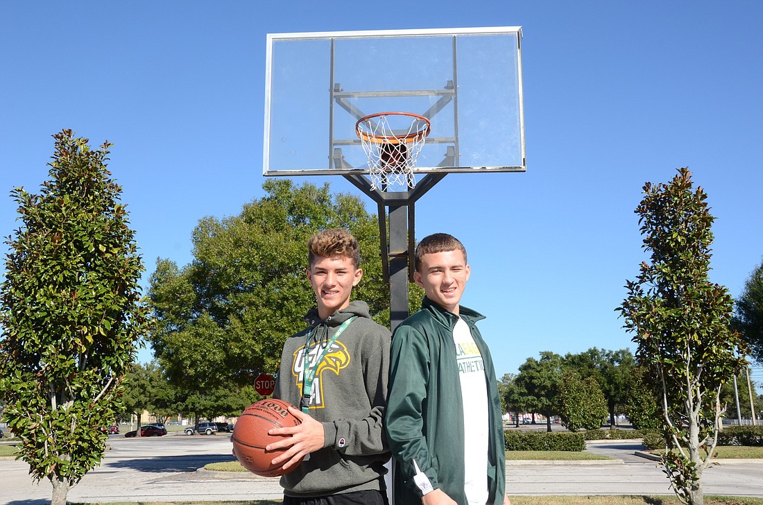 Dante and Jerred Treacy are playing basketball together for one more season at CFCA.