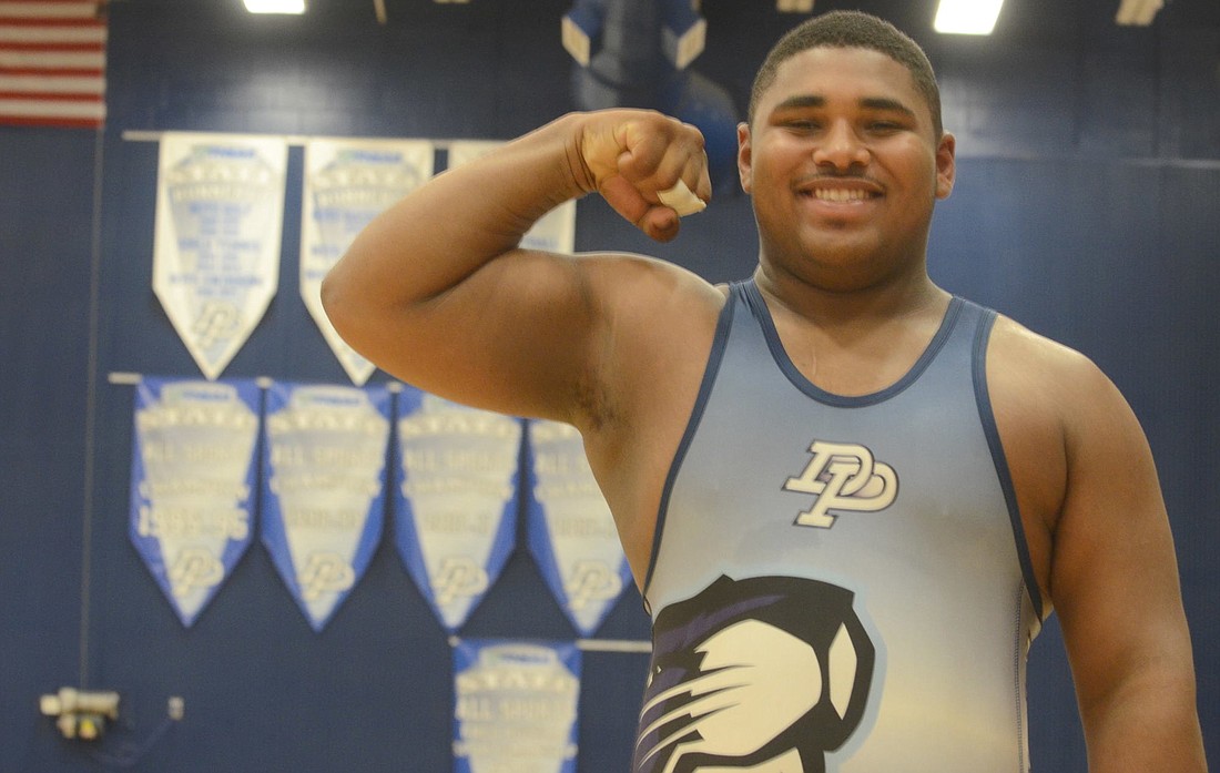 Senior wrestler Tahj Glemaud is undefeated so far this season for the Dr. Phillips Panthers.