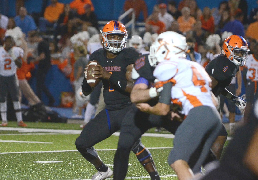 West Orange senior quarterback Woody Barrett was named to the Class 8A All-State First Team.