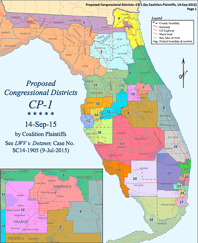 The new District 10 includes only Orange County, including a large swath of minorities and liberals.