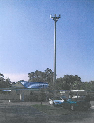 A much larger cell tower than the existing one near Sunset Park Elementary would improve service but pose risks.