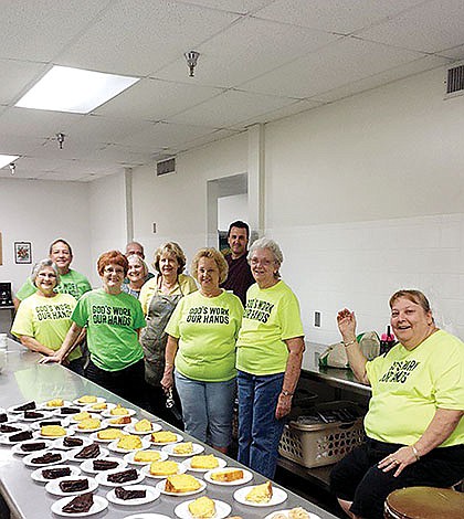 Faith church members complete service weekend