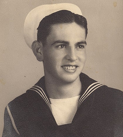 MORENO-Peter Moreno 1940 - Navy Enlistment Photo 001