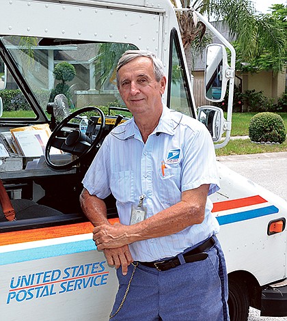 Postal carrier says goodbye to route