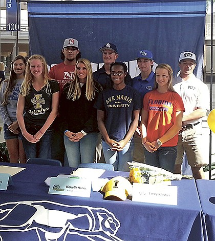 46 area seniors sign NLIs during Early Signing Period