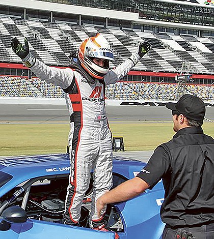 Local driver part of winning team at Rolex 24