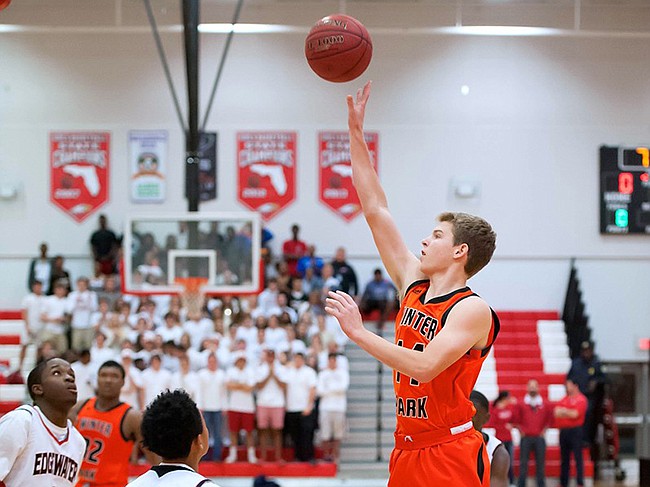 Photo: Courtesy of WPHS - Nick Sproles has proven himself as a leader on the football field and the basketball court for Winter Park High School.