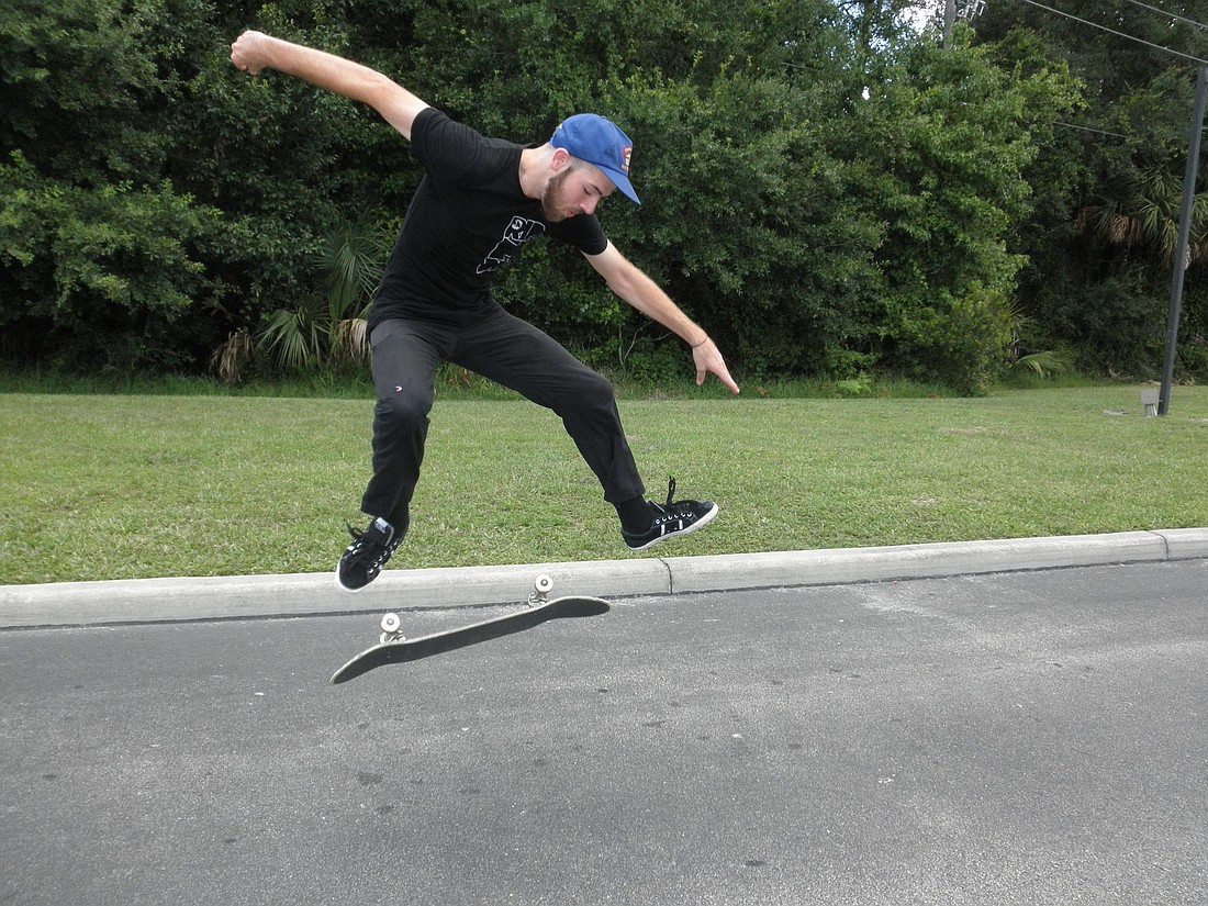 Photo by: Brittni Larson - Bert Wootton could be the next big thing in skating, but he's trying to shake the stereotypes of drinking and drugs that are sometimes associated with the sport.