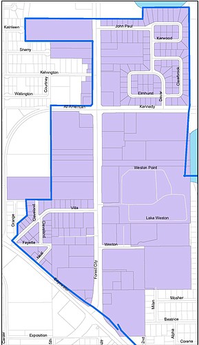 Photo by: City of Winter Park - A water main break has caused a precautionary boil water notice for Winter Park utility customers in the blue areas.